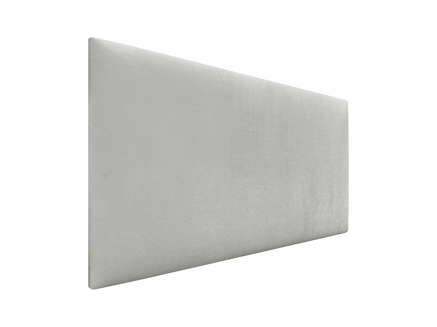 DHOME Kopfteil aus glattem Samt, 110 x 60 cm, Betten 105 – Weiß