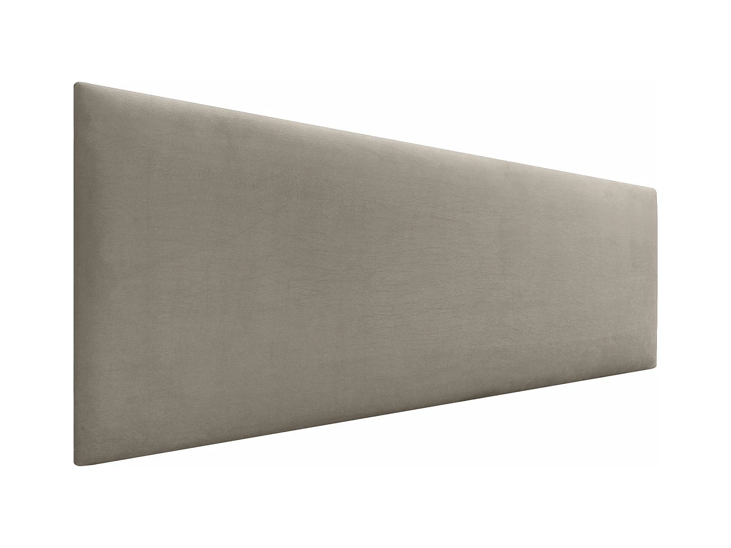 DHOME Tête de Lit Velours Lisse 160x60 Lits 150/160 - Marron