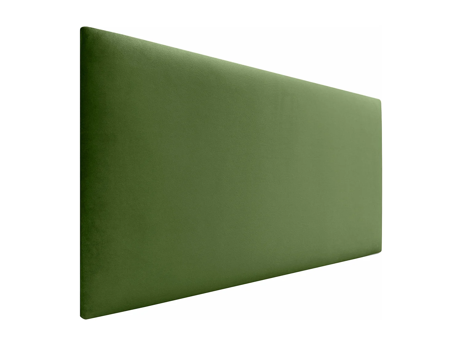 DHOME Tête de Lit Velours Lisse 95x50 Lits 80/90 - Vert Jungle