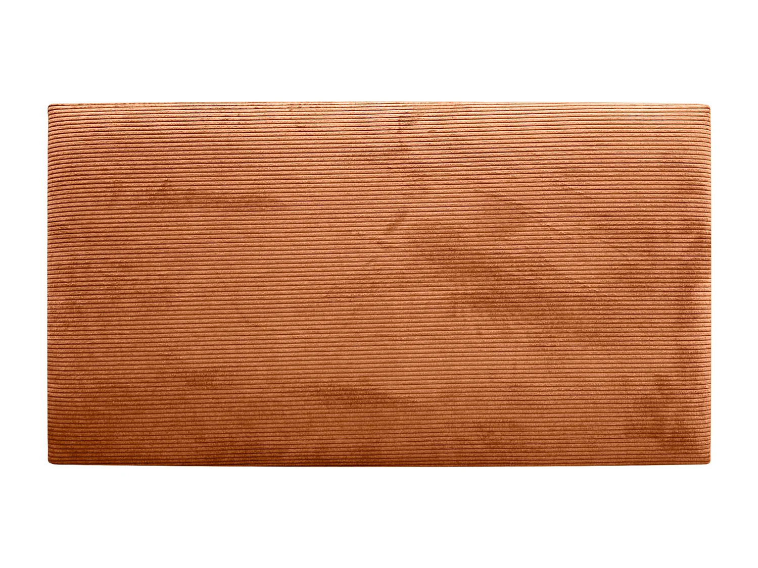 DHOME Hoofdeinde effen corduroy 80x50 bedden 80/90 - oranje