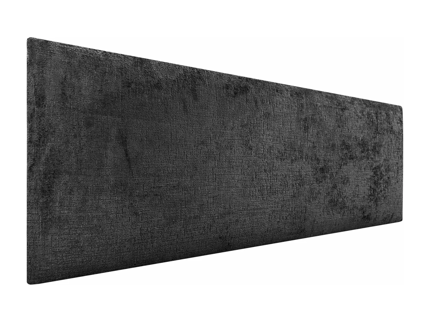 DHOME Kopfteil aus Naturwolle, 145 x 50 cm, für Betten 140/135 – Schwarz
