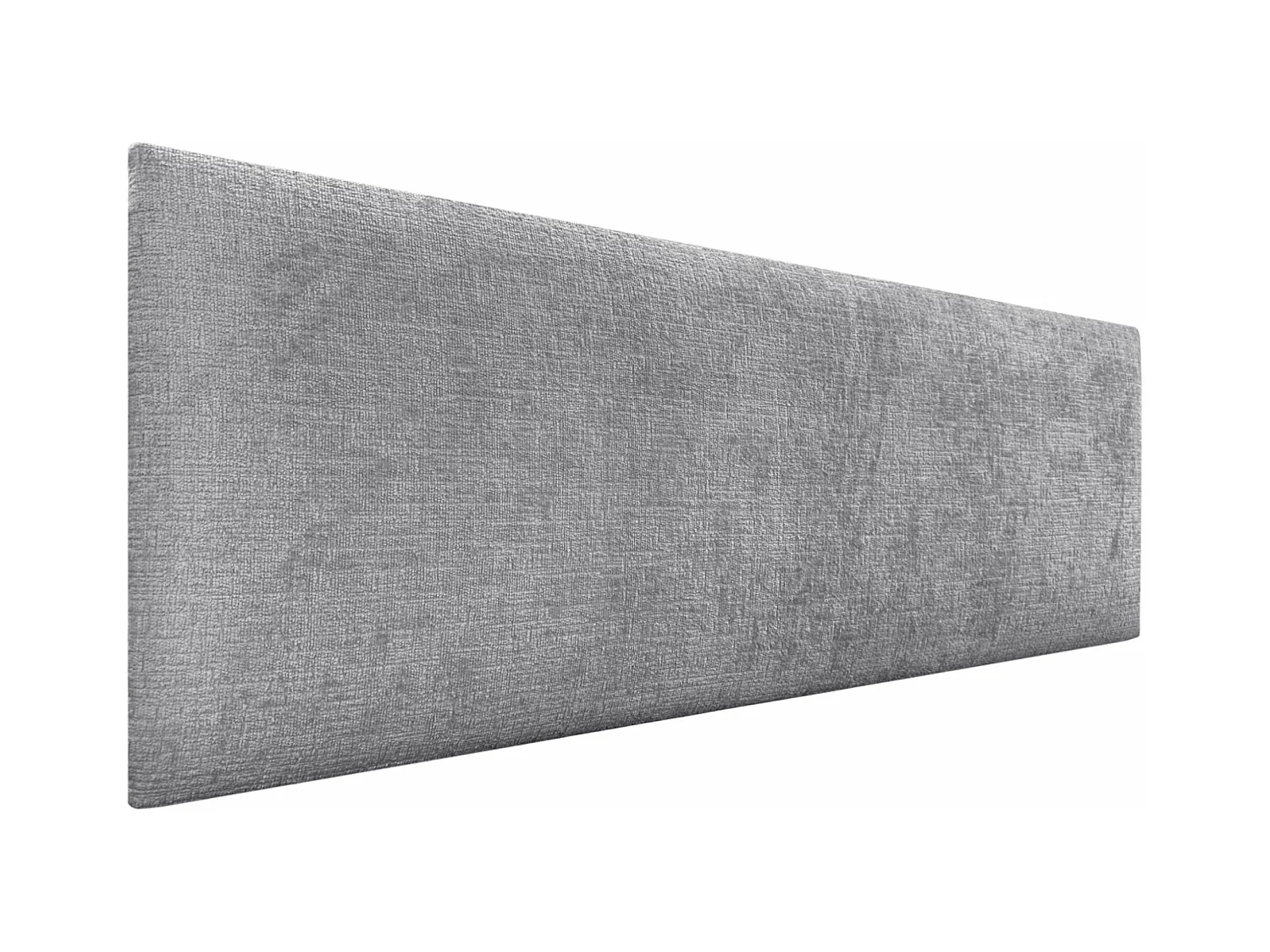 DHOME Tête de Lit en laine naturelle 135x50cm pour Lit 120/135 - Gris clair