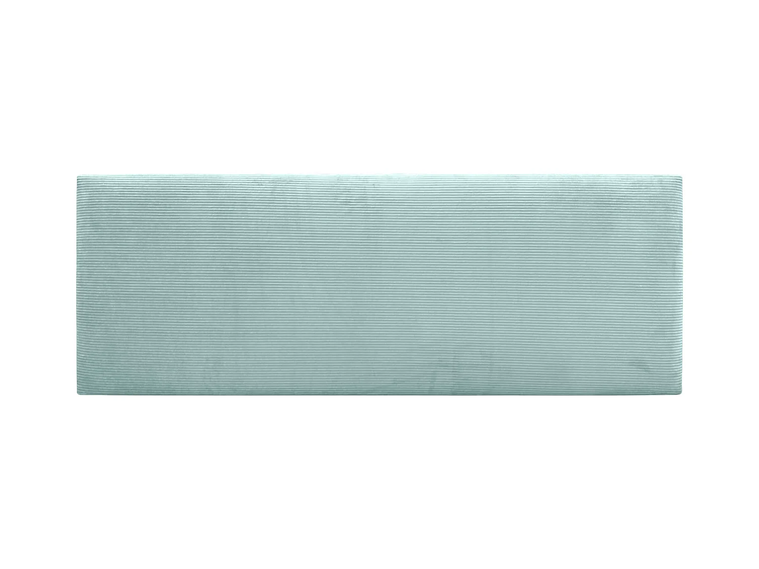 DHOME Tête de Lit Velours Côtelé Uni 135x50 Lits 120/135/140 - Vert Aqua