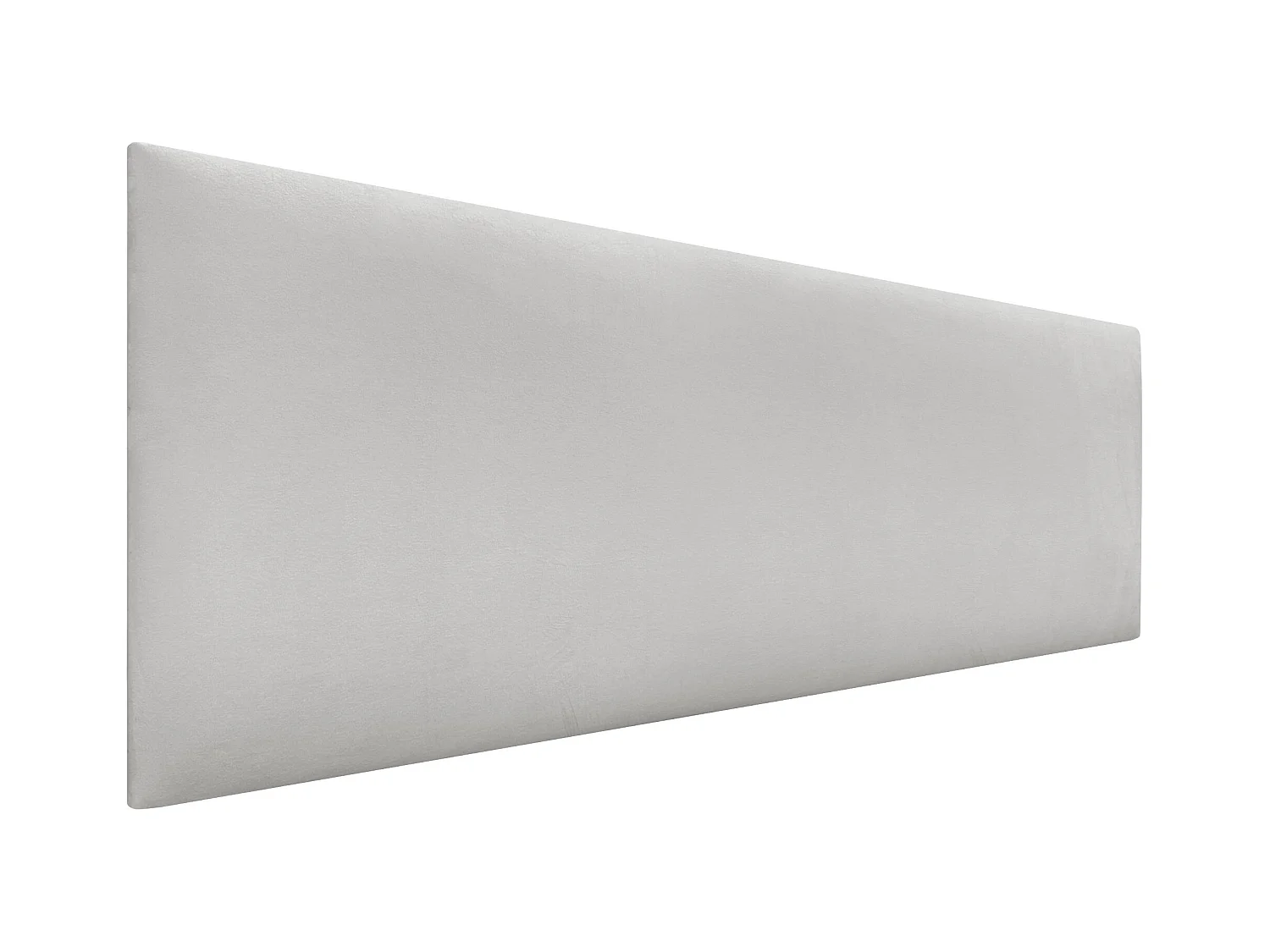 DHOME Tête de Lit Velours Lisse 160x50 Lits 150/160 - Blanc