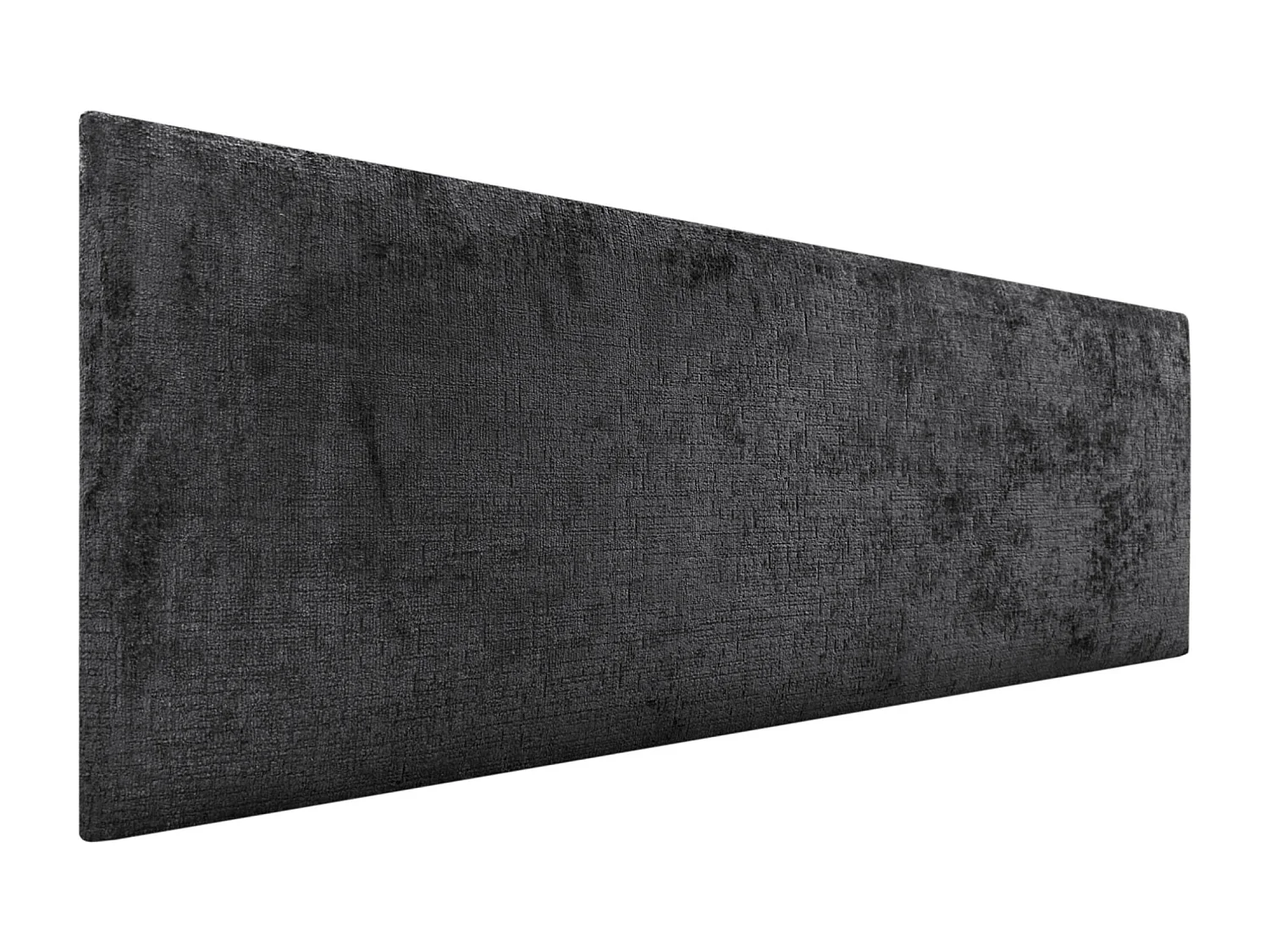 DHOME Kopfteil aus Naturwolle, 145 x 60 cm, für Betten 140/135 – Schwarz