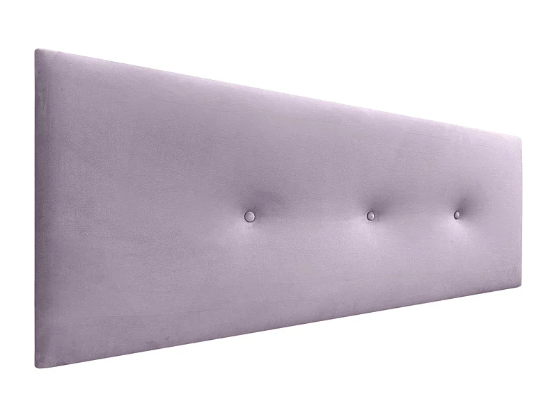 DHOME Tête de Lit Velours Lisse avec Boutons 150x60 Lits 150/160 - Saumon