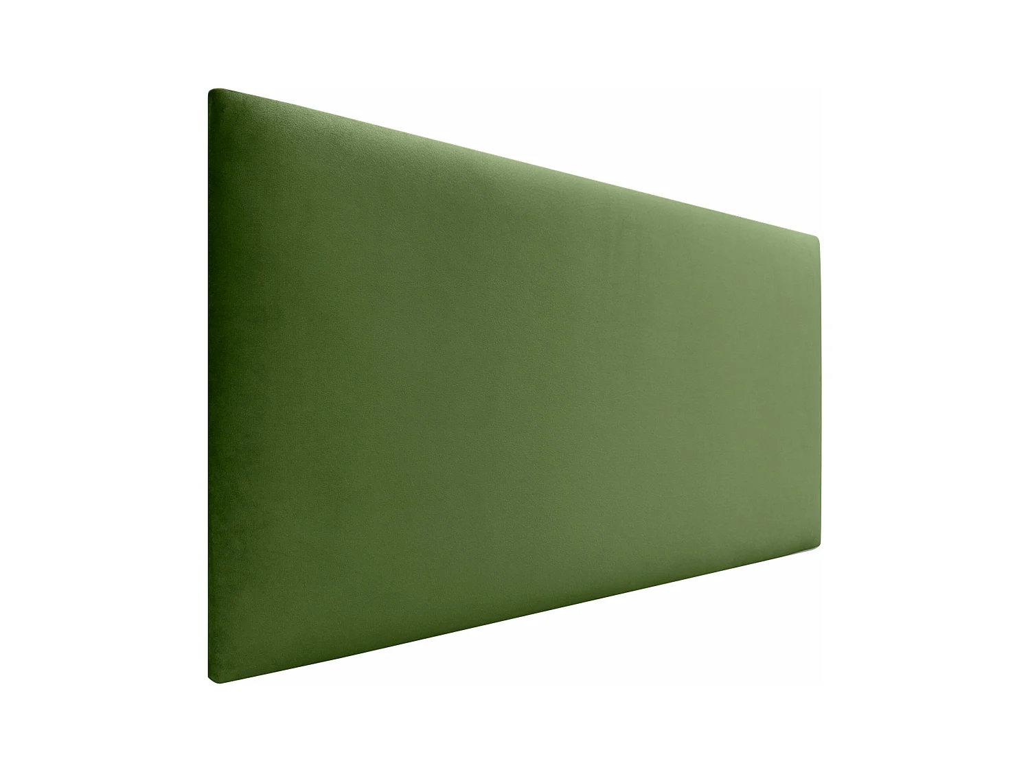 DHOME Tête de Lit Velours Lisse 95x60 Lits 80/90 - Vert Jungle