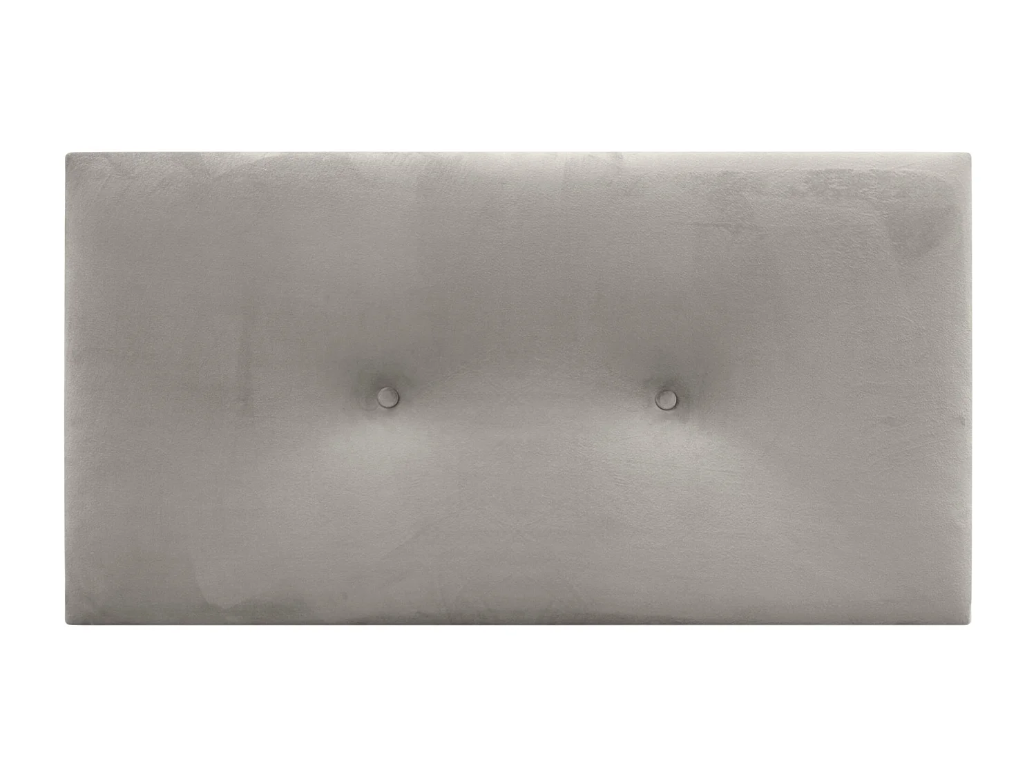 DHOME Tête de Lit Velours Lisse avec Boutons 80x50 Lits 80/90 - Beige