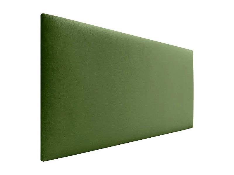 DHOME Tête de Lit Velours Lisse 105x60 Lits 105 - Vert Jungle