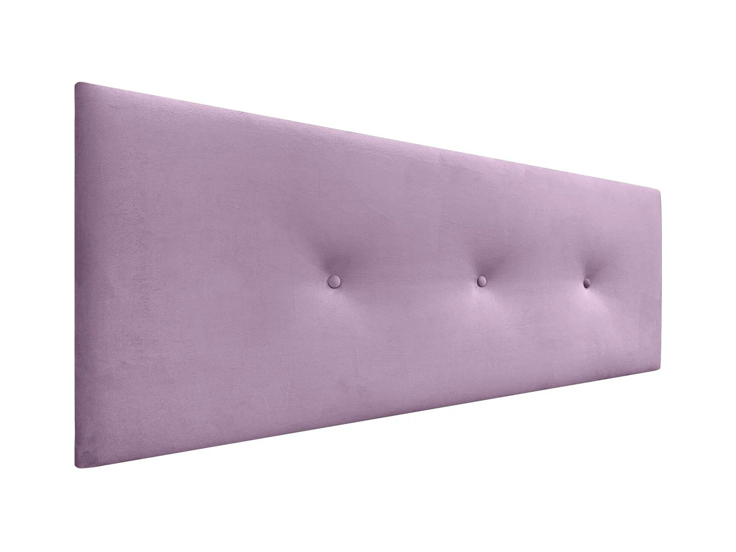 DHOME Tête de Lit Velours Lisse avec Boutons 135x50 Lits 120/135/140 - Rose