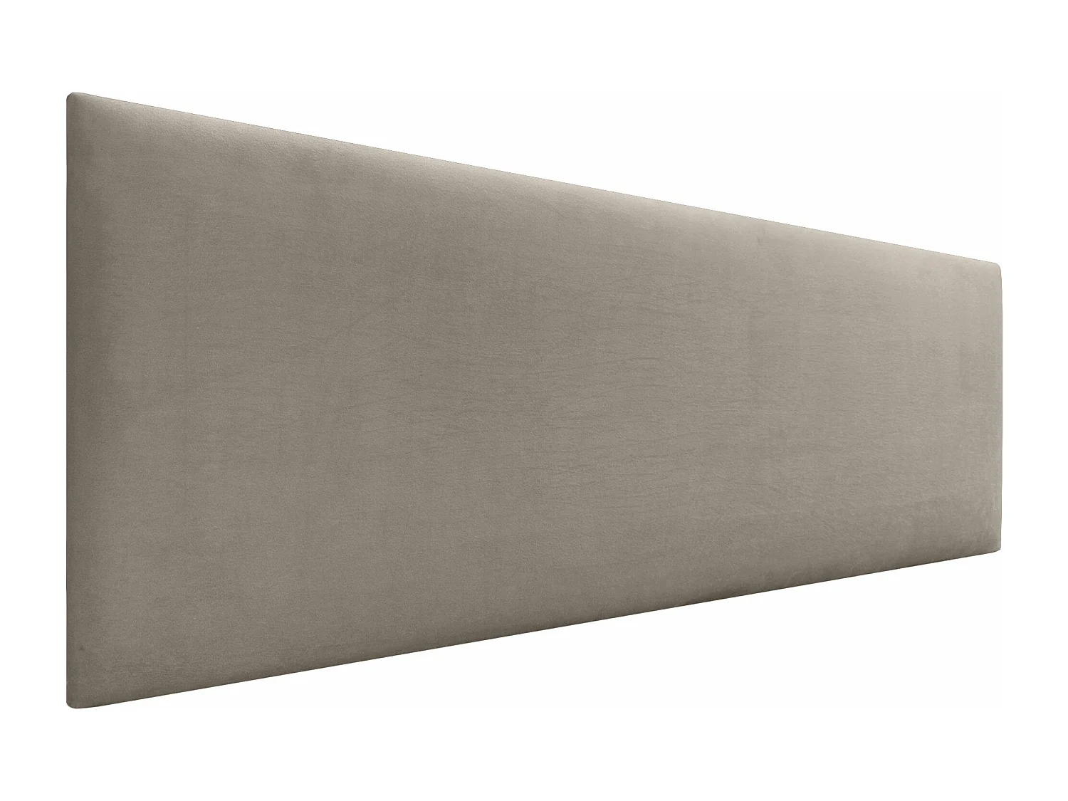 DHOME Kopfteil aus glattem Samt, 150 x 60, Betten 150/160 – Braun