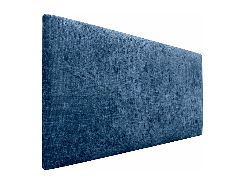 DHOME Kopfteil aus Naturwolle, 80 x 60 cm, für 80/90 Betten – Blau