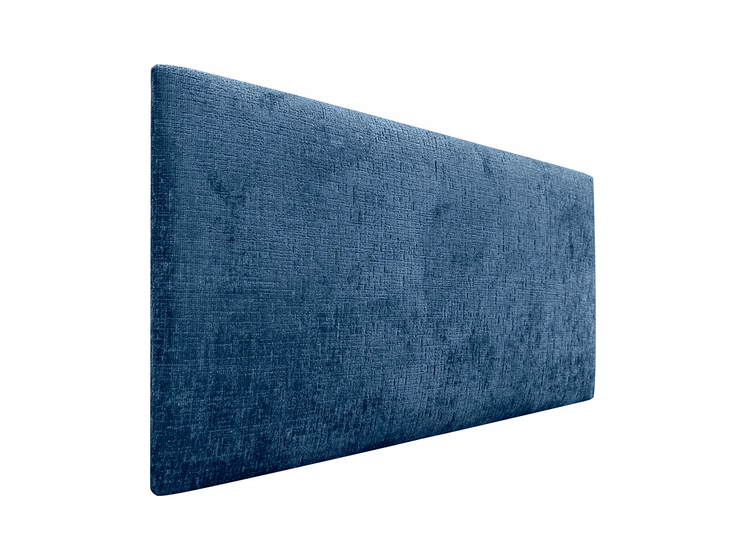 DHOME Tête de Lit en laine naturelle 80x50cm pour Lit 80/90 - Bleu