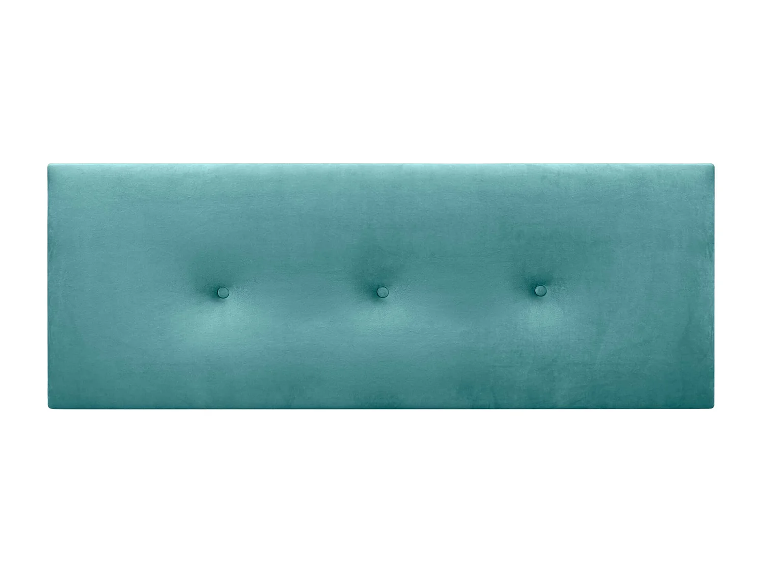 DHOME Tête de Lit Velours Lisse avec Boutons 160x50 Lits 150/160 - Turquoise