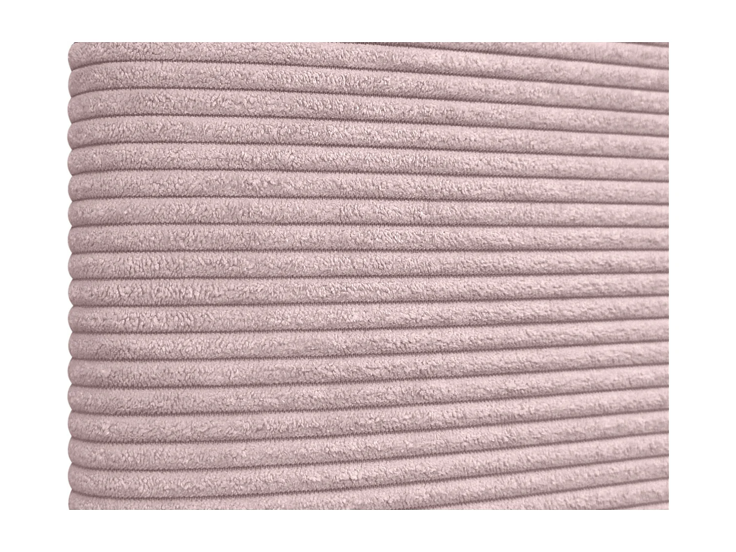 DHOME Tête de Lit Velours Côtelé Uni 80x60 Lits 80/90 - Rose Pâle
