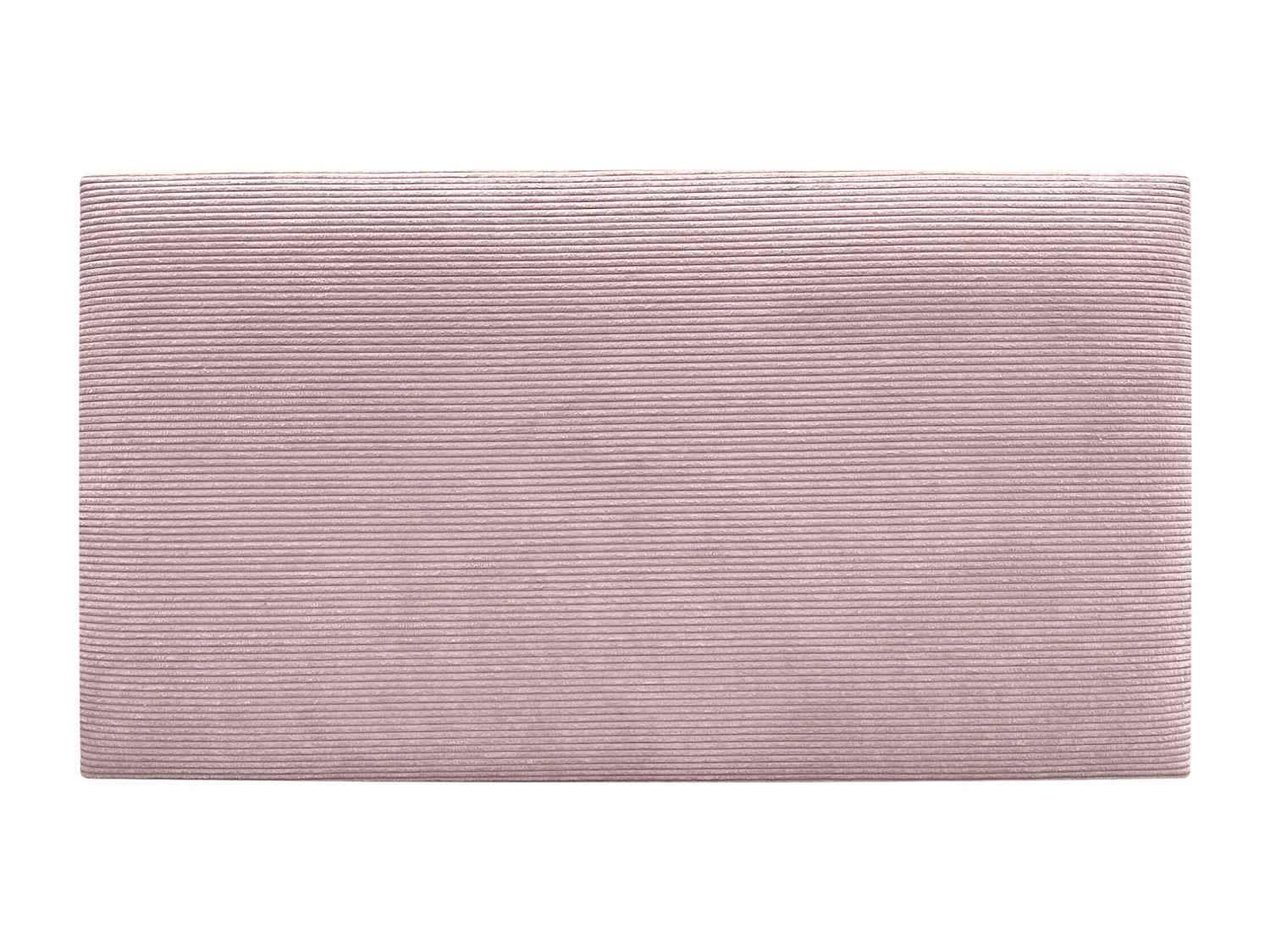 DHOME Tête de Lit Velours Côtelé Uni 80x60 Lits 80/90 - Rose Pâle