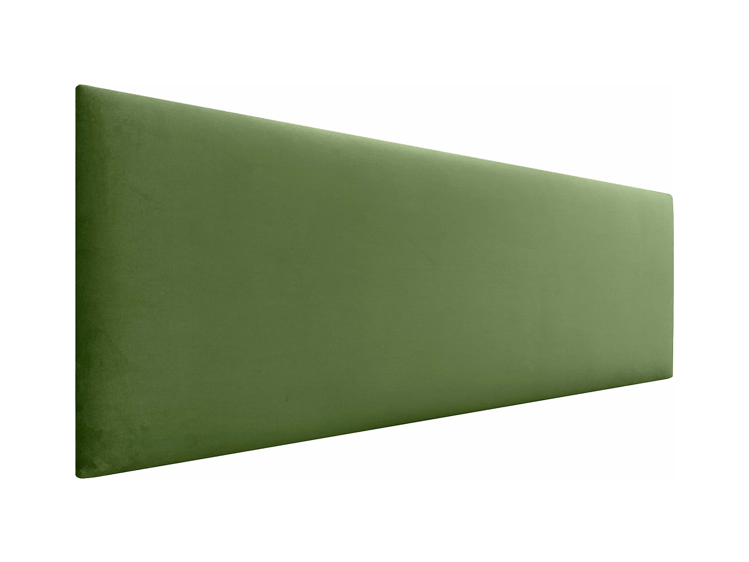 DHOME Tête de Lit Velours Lisse 135x60 Lits 120/135/140 - Vert Jungle