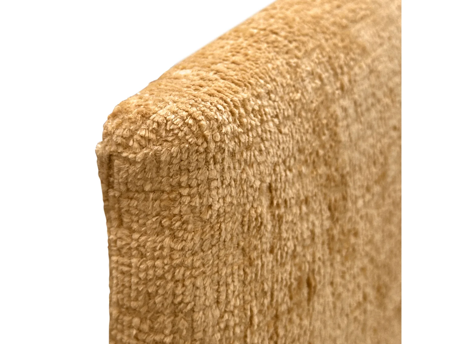 DHOME Kopfteil aus Naturwolle, 90 x 60 cm, für 80/90 Betten – Senf