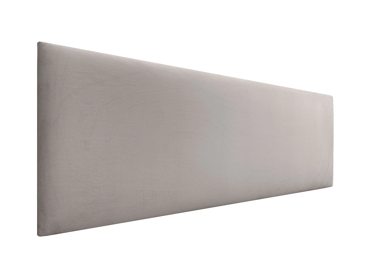DHOME Tête de Lit Velours Lisse 150x60 Lits 150/160 - Beige