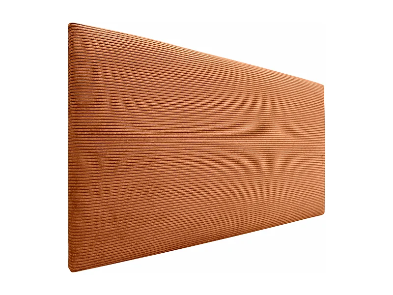 DHOME Effen corduroy hoofdbord 95x50 bedden 80/90 - oranje