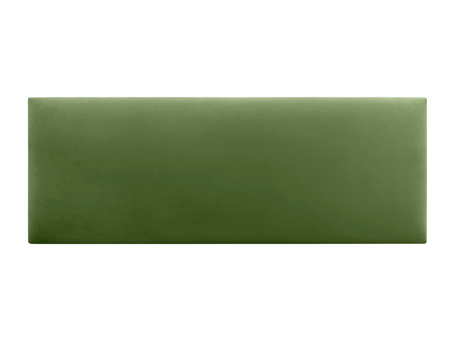 DHOME Kopfteil aus glattem Samt, 160 x 50, Betten 150/160 – Dschungelgrün