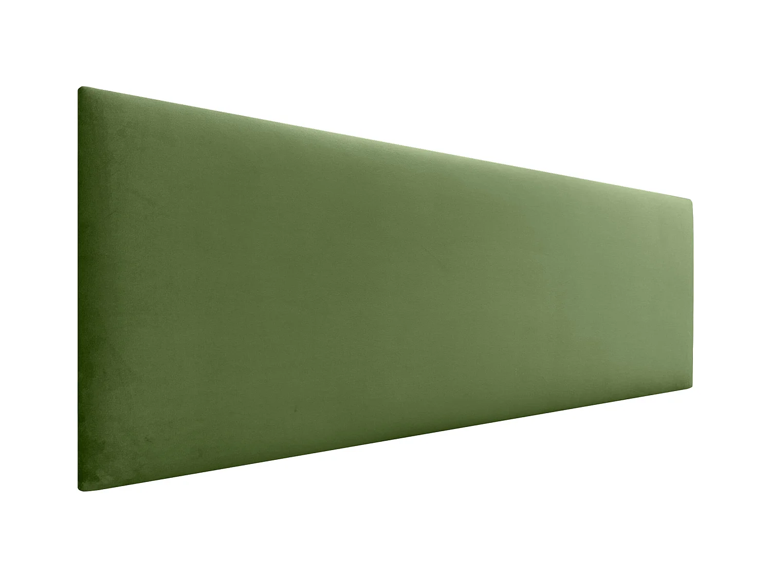 DHOME Glad fluwelen hoofdbord 160x50 bedden 150/160 - Junglegroen