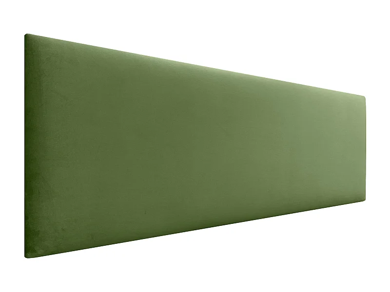 DHOME Tête de Lit Velours Lisse 160x50 Lits 150/160 - Vert Jungle