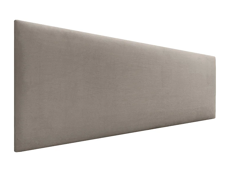 DHOME Tête de Lit Velours Lisse 145x60 Lits 120/135/140 - Marron