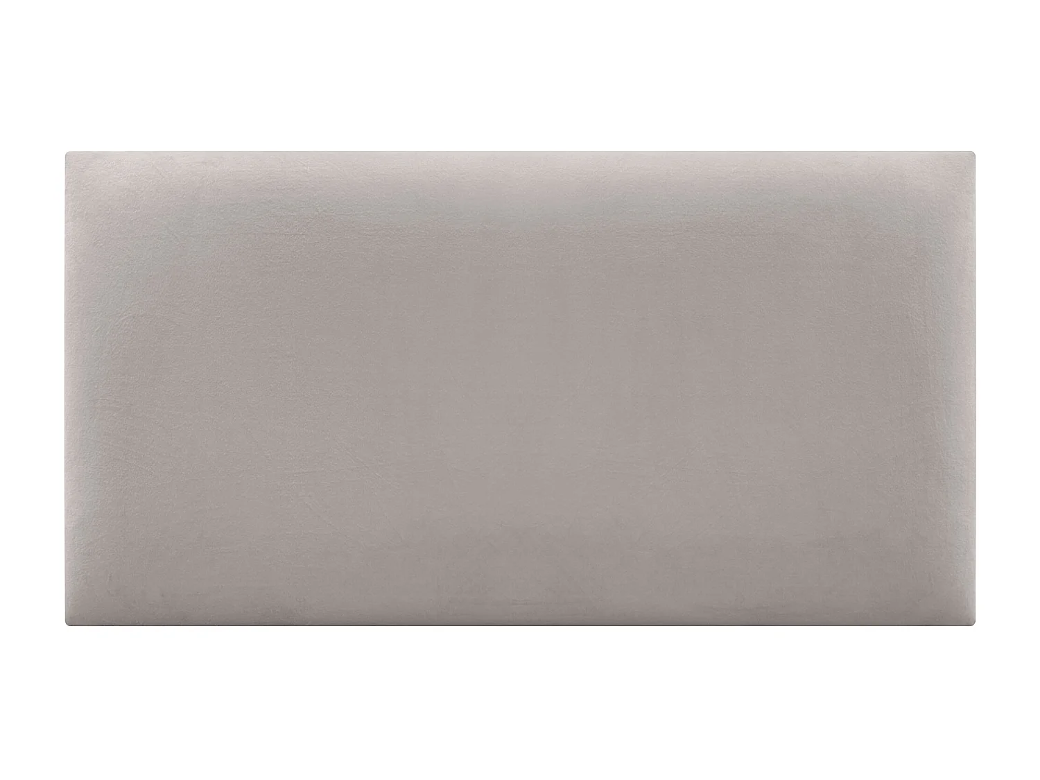 DHOME Tête de Lit Velours Lisse 95x60 Lits 80/90 - Beige