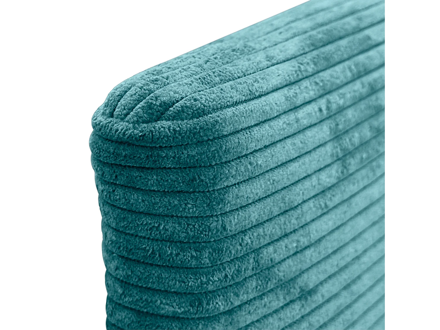DHOME Plain Cord-Kopfteil 80x50 Betten 80/90 – Türkis