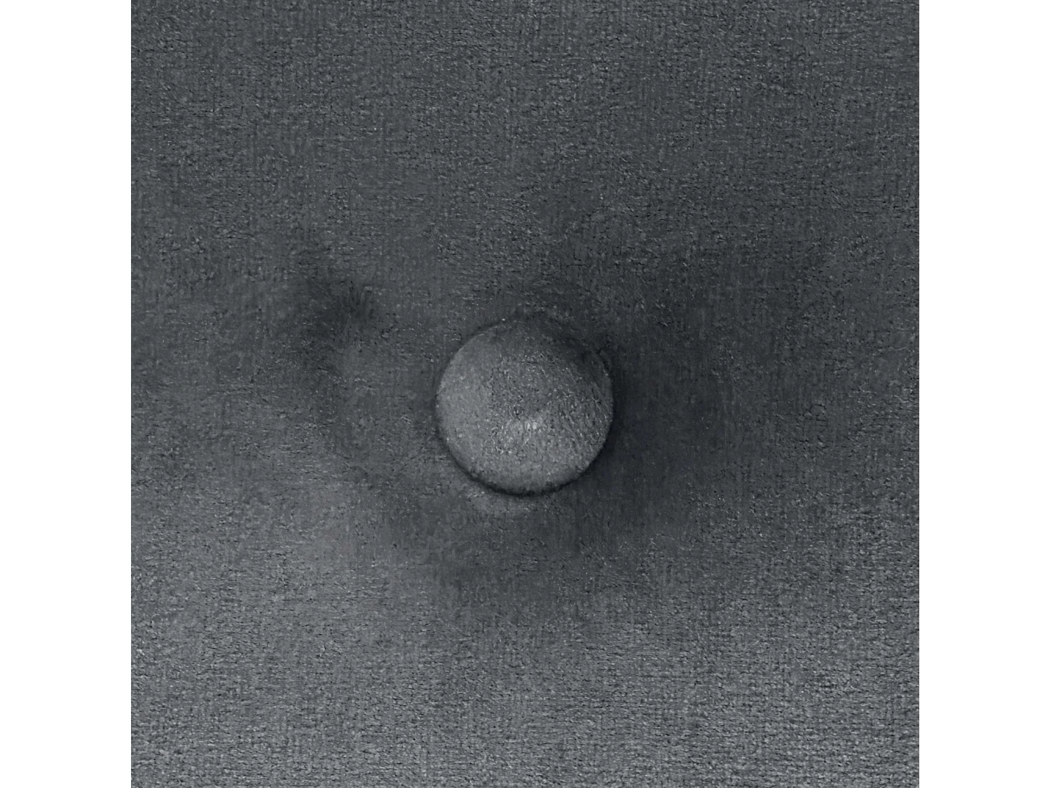 DHOME Glad fluwelen hoofdeinde met knopen 160x50 bedden 150/160 - donkergrijs