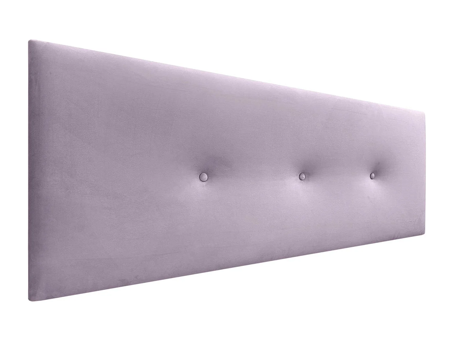 DHOME Glad fluwelen hoofdeinde met knopen 160x60 bedden 150/160 - Zalm