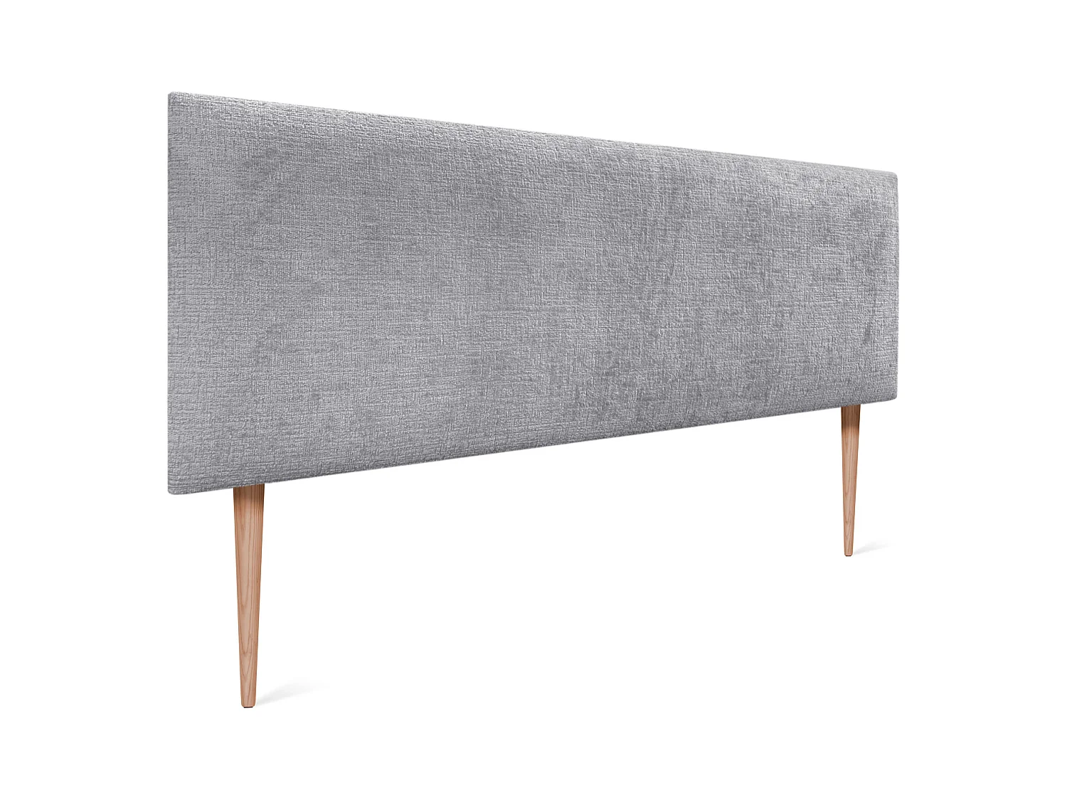 DHOME Tête de Lit laine naturelle 150x105cmDHOME avec pieds de Lit 150 - Gris clair