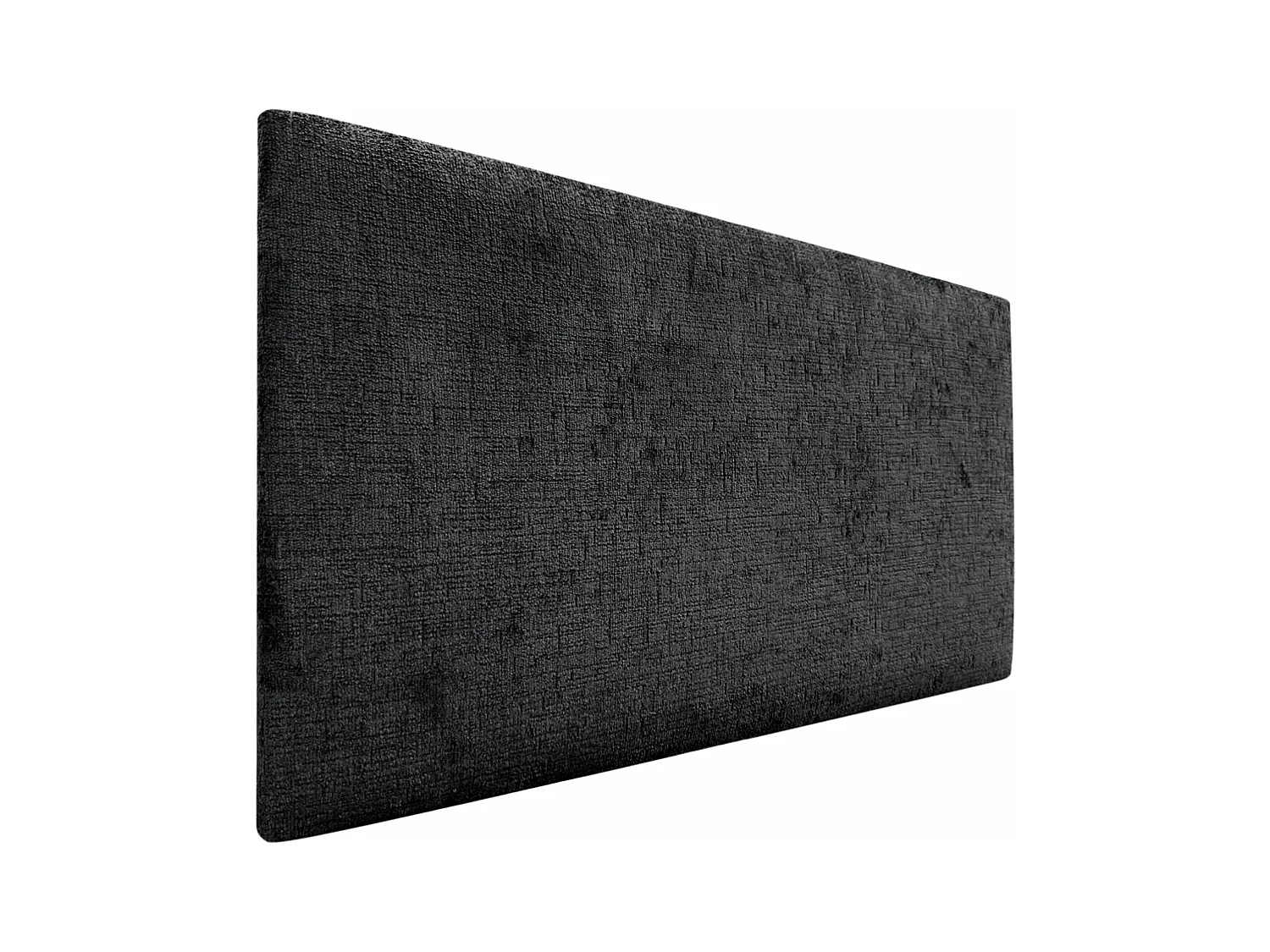 DHOME Tête de Lit en laine naturelle 110x50cm pour Lit 105/110 - Noir