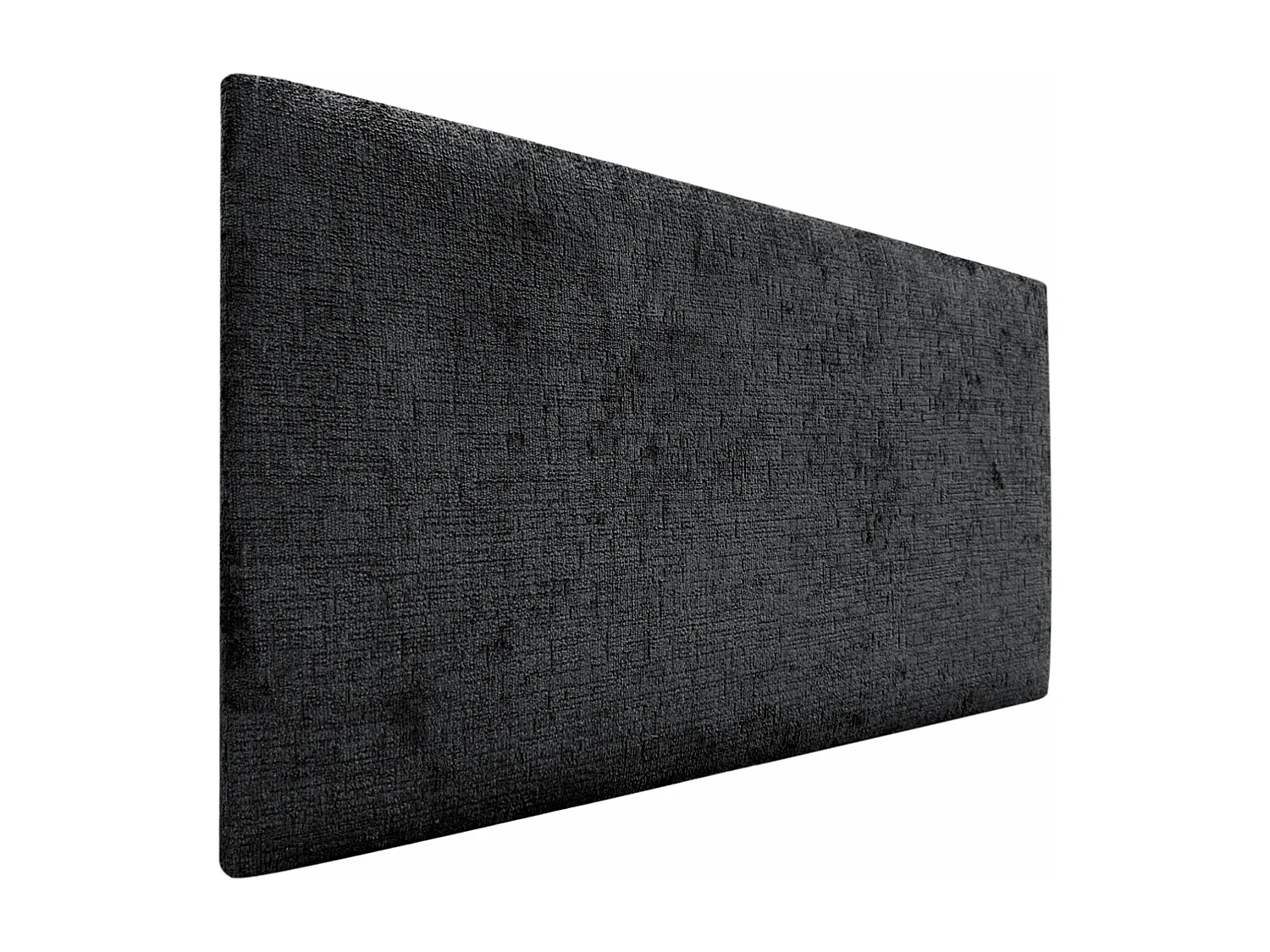 DHOME Tête de Lit en laine naturelle 110x50cm pour Lit 105/110 - Noir