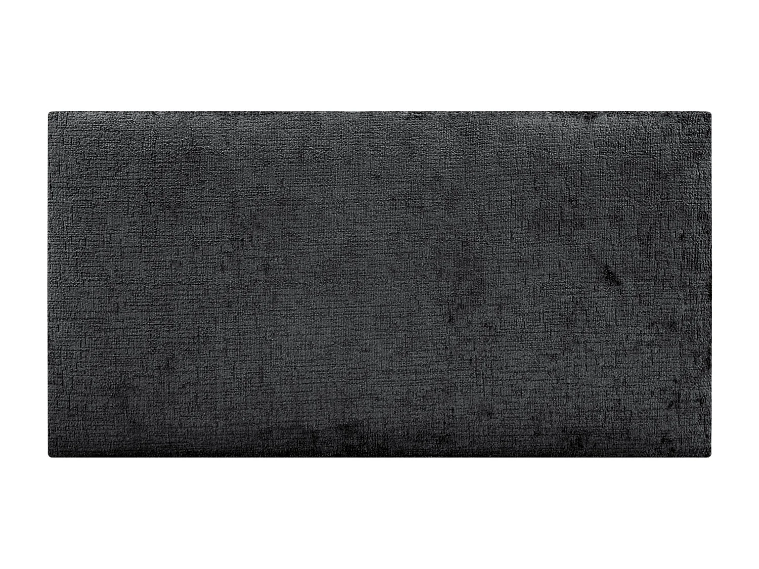 DHOME Tête de Lit en laine naturelle 105x50cm pour Lits 105 - Noir