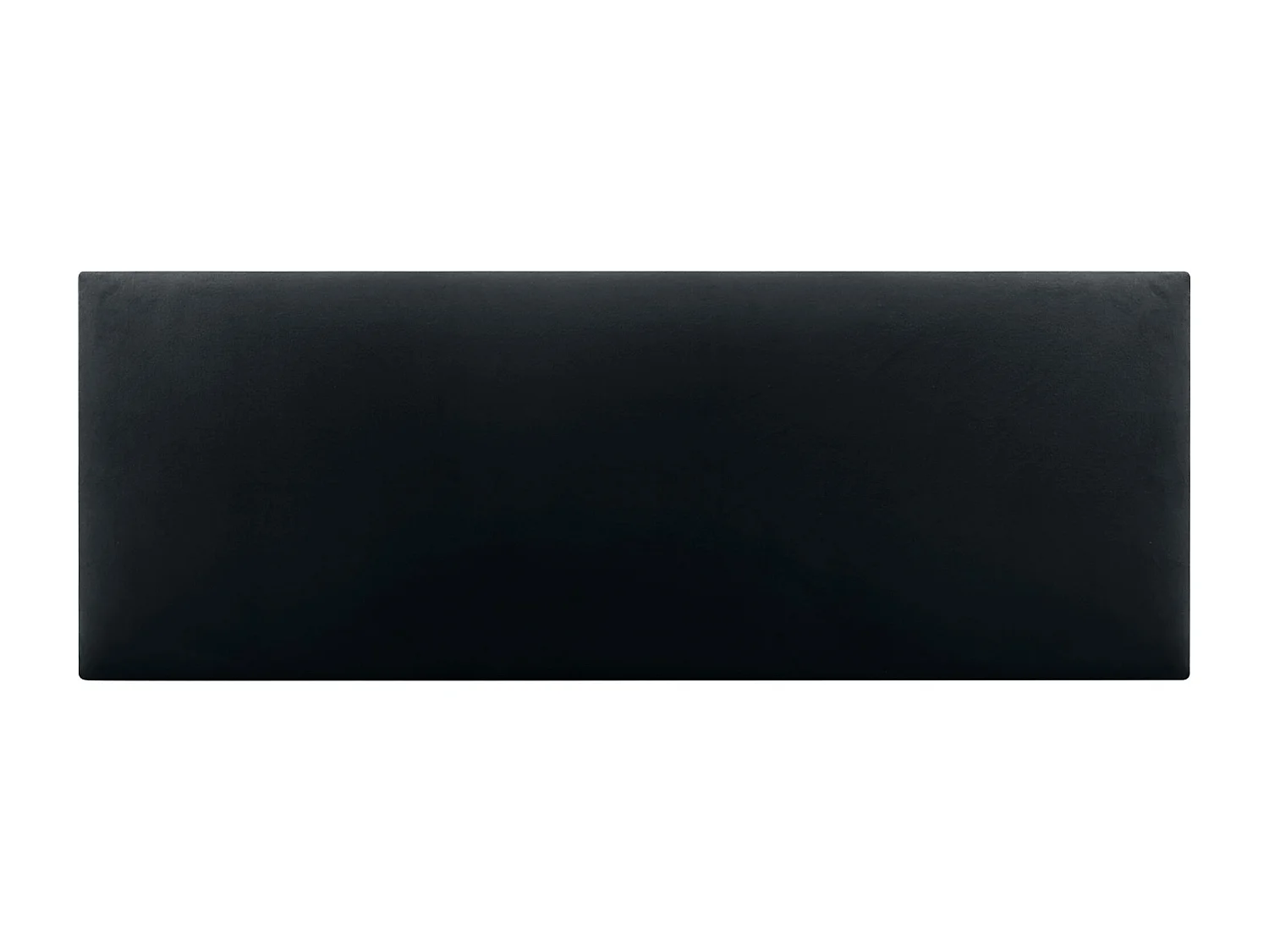 DHOME Glad fluwelen hoofdeinde 135x60 bedden 120/135/140 - Zwart