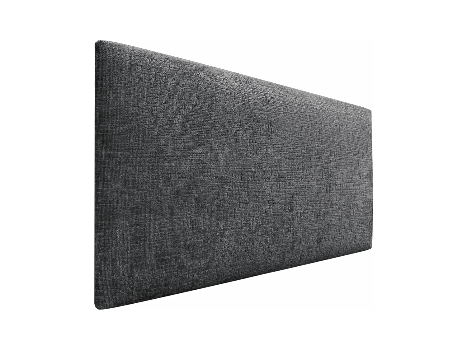 DHOME Tête de Lit en laine naturelle 80x50cm pour Lit 80/90 - Gris foncé