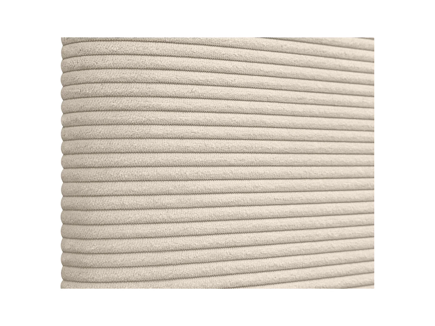 DHOME Tête de Lit Velours Côtelé Uni avec Boutons 95x105 avec Pieds de Lit 80/90 - Beige