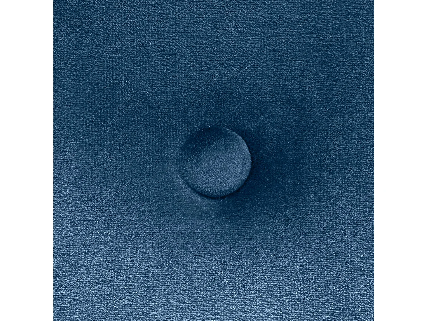 DHOME Tête de Lit Velours Lisse avec Boutons 110x50 Lits 105 - Bleu