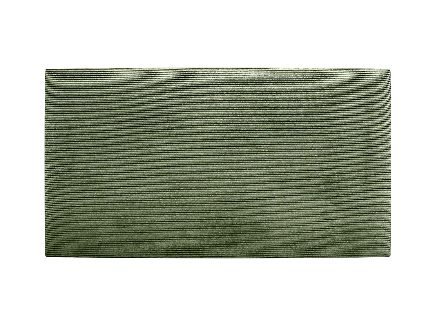 DHOME Tête de Lit Velours Côtelé Uni 105x60 Lits 105 - Vert Jungle