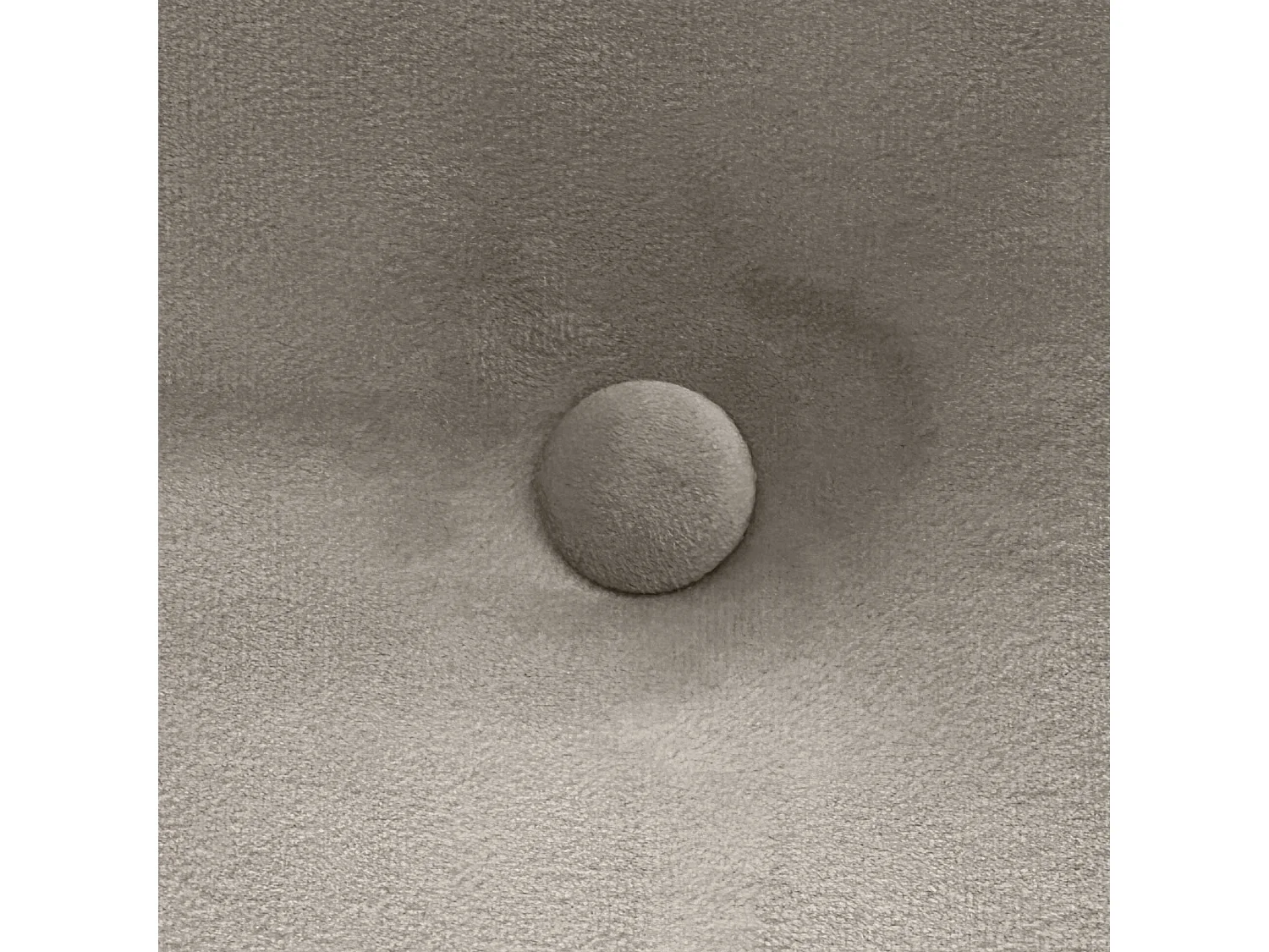 DHOME Tête de Lit Velours Lisse avec Boutons 110x105 avec Pieds de Lit 105 - Marron