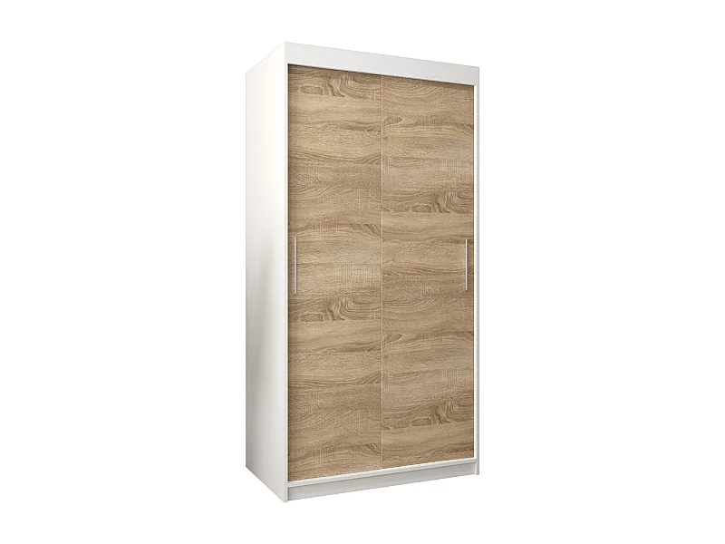 Armadio Tokyo ad ante scorrevoli 200/100/62 2 porte (bianco/sonoma)