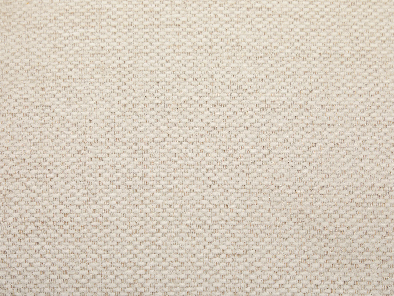 Lot de 6 chaises avec accoudoirs en tissu texturé et métal noir - Crème - NISTOSIA