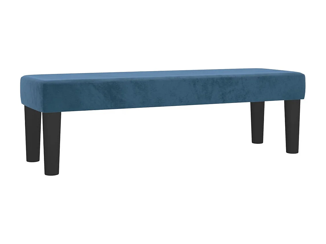 Cama com molas/colchão 160x200 cm veludo azul-escuro