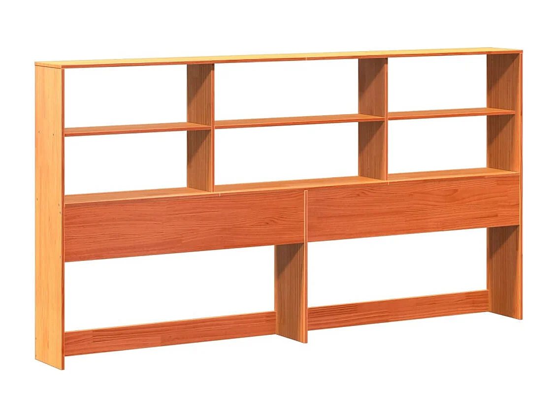 Cama com estante sem colchão 180x200 cm pinho maciço