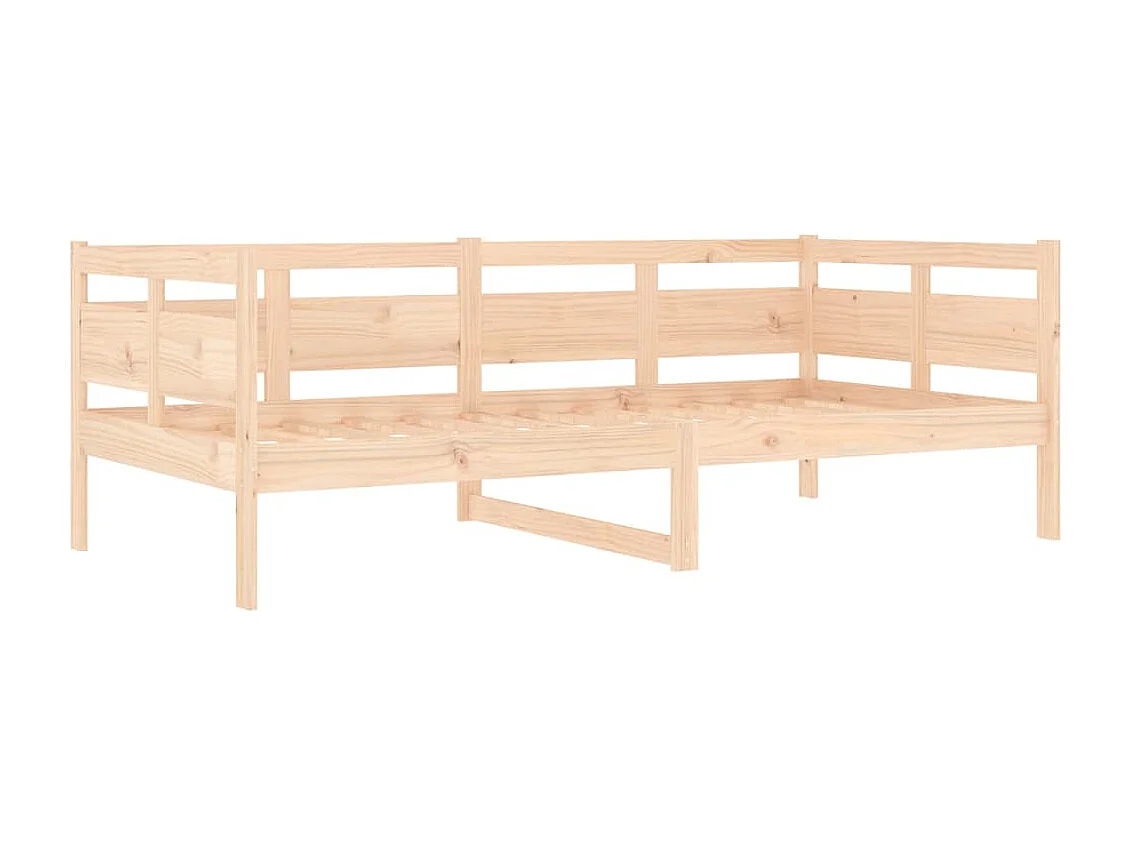 Sofá cama madera maciza de pino 90x190 cm