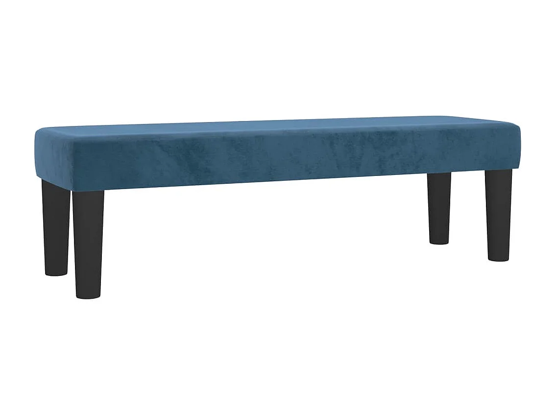 Cama box spring con colchón terciopelo azul oscuro 180x200 cm