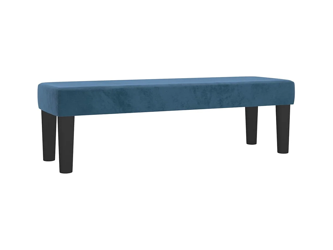 Cama box spring con colchón terciopelo azul oscuro 160x200 cm