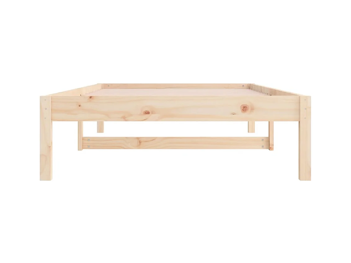 Sofá cama madera maciza de pino 90x200 cm